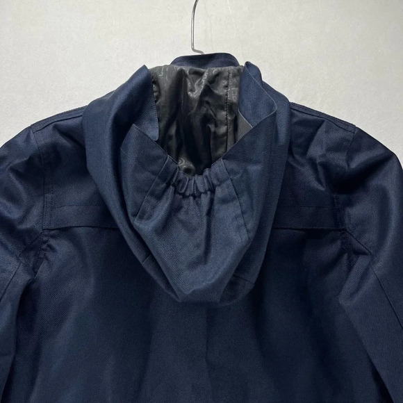 Urban Republic Jacket Boys Size 8 Utility Hoodie Full Zip Snap Long Sleeve Blue - Picture 6 of 13